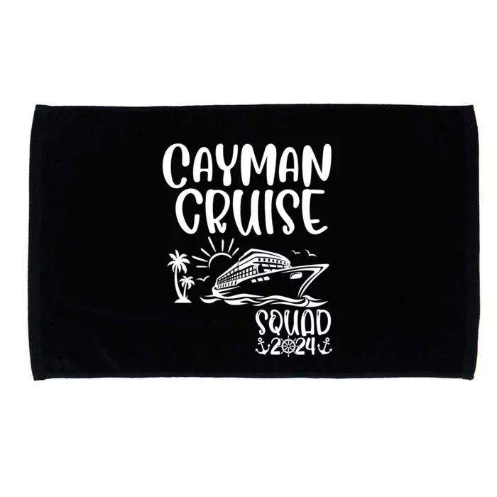 Cayman Cruise Squad 2024 Cayman Holiday Family Matching Microfiber Hand Towel