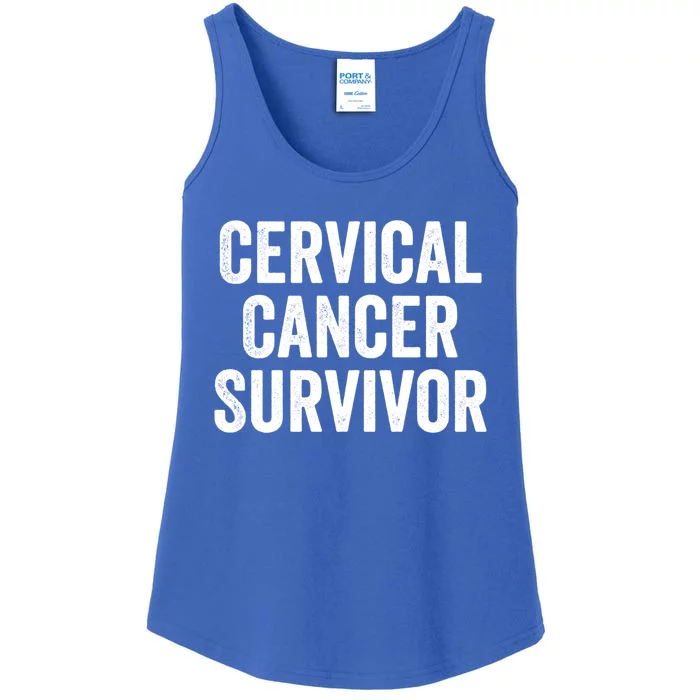 Cervical Cancer Survivor Gift Ladies Essential Tank