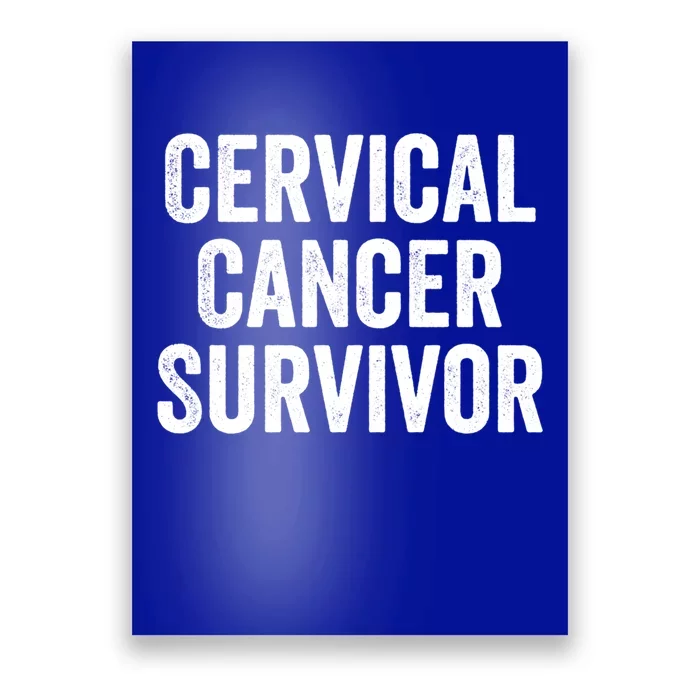 Cervical Cancer Survivor Gift Poster