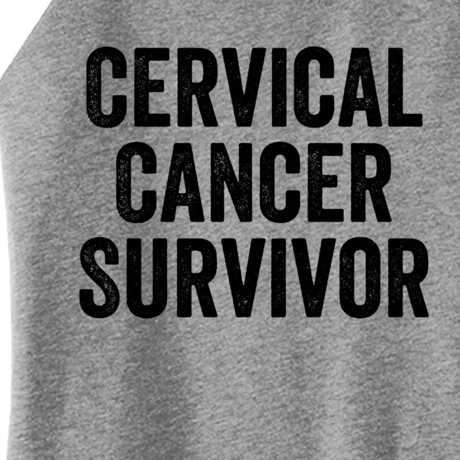 Cervical Cancer Survivor Gift Women’s Perfect Tri Rocker Tank