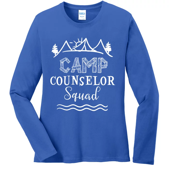 Camp Counselor Squad Gift Idea For Summer Camp Counselors Cool Gift Ladies Long Sleeve Shirt