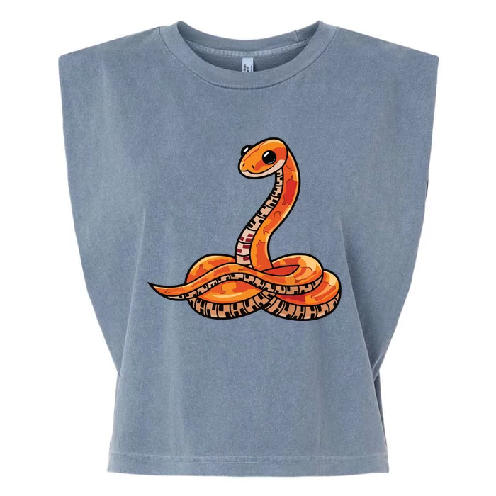 Cute Corn Snake Garment-Dyed Women's Muscle Tee