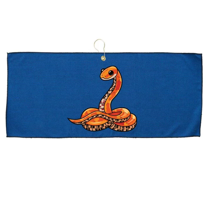 Cute Corn Snake Large Microfiber Waffle Golf Towel