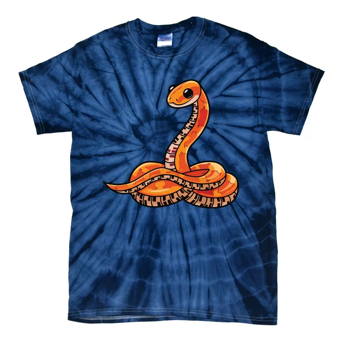 Cute Corn Snake Tie-Dye T-Shirt