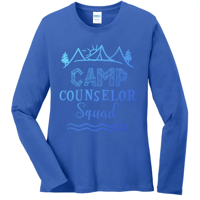 Camp Counselor Squad Gift Idea For Summer Camp Counselors Cool Gift Ladies Long Sleeve Shirt