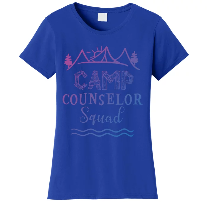 Camp Counselor Squad Gift Idea For Summer Camp Counselors Cool Gift Women's T-Shirt