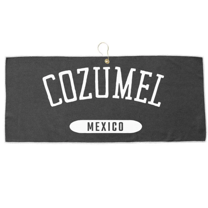 Cozumel Classic Style Cozumel Mexico Large Microfiber Waffle Golf Towel