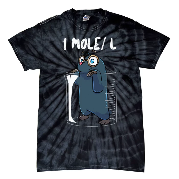 Chemistry Chemist Student Science Teacher Mole Tie-Dye T-Shirt