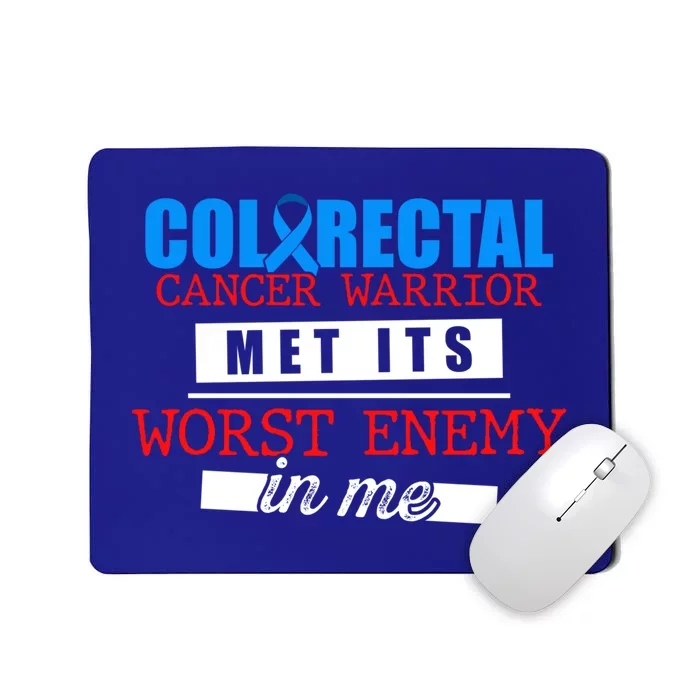 Colorectal Cancer Survivor Enemy Crc Warrior Gift Mousepad