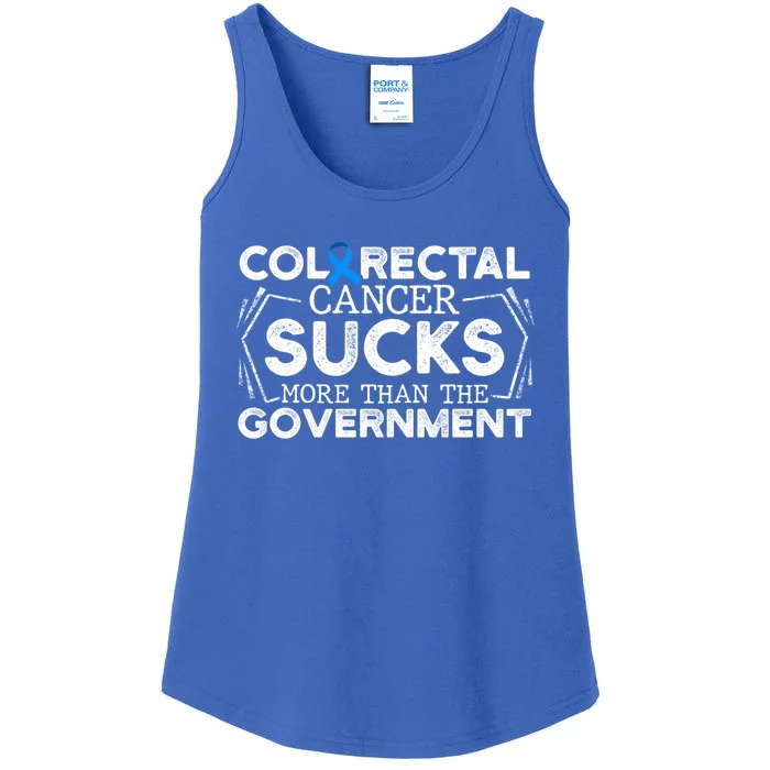 Colorectal Cancer Survivor Stopping Crc Warrior Gift Ladies Essential Tank