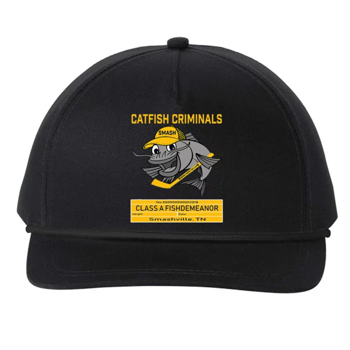 Catfish Criminals Smashville Hockey Snapback Five-Panel Rope Hat