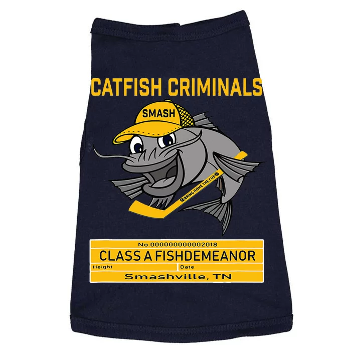 Catfish Criminals Smashville Hockey Doggie Tank