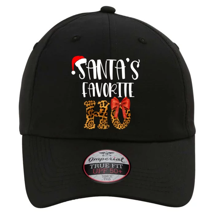 Cute Cheetah SantaS Favorite Ho Christmas S Gift The Original Performance Cap