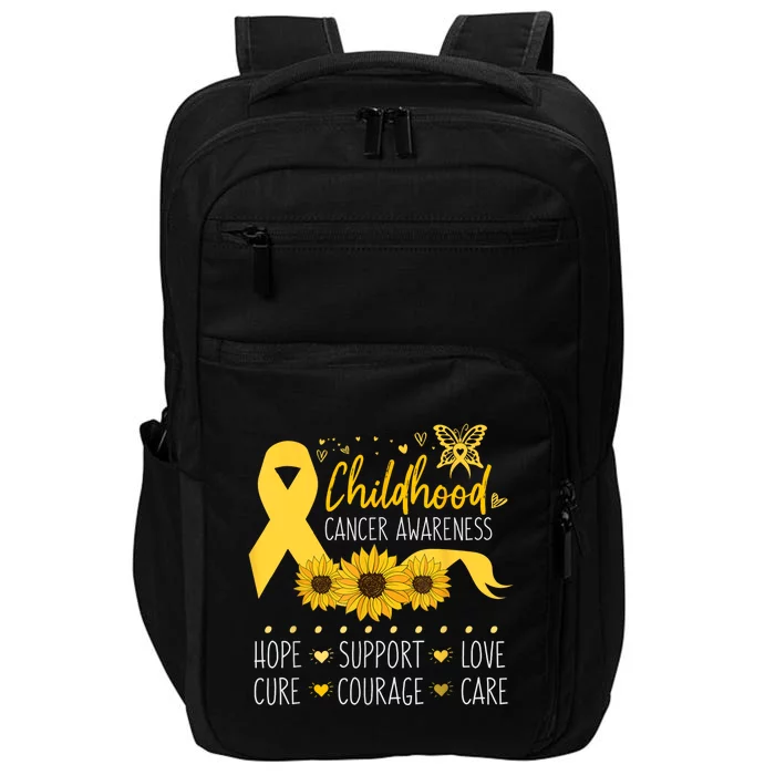 Childhood Cancer Support Family Childhood Cancer Awareness Impact Tech Backpack