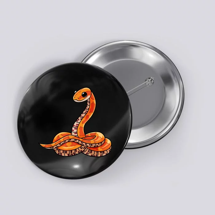 Cute Corn Snake Button