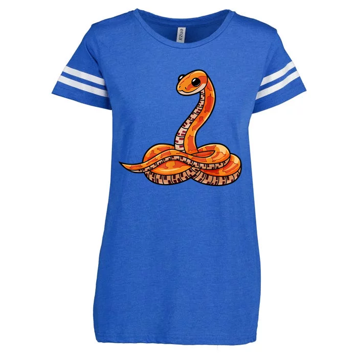 Cute Corn Snake Enza Ladies Jersey Football T-Shirt