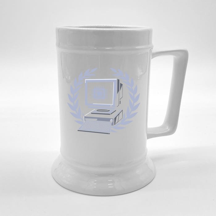 Coder Computer Software Engineer Gift Developer Programmer Meaningful Gift Front & Back Beer Stein