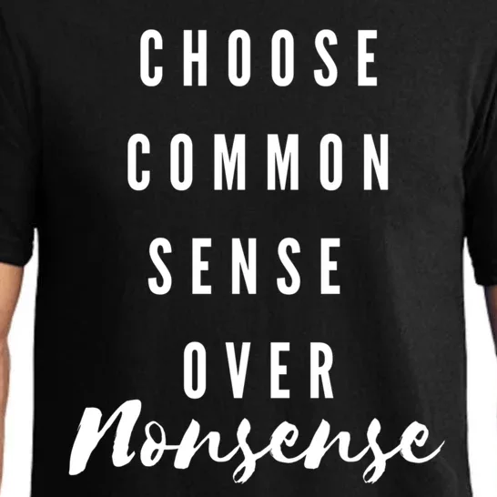 Choose Common Sense Over Nonsense Kamala Harris Pajama Set