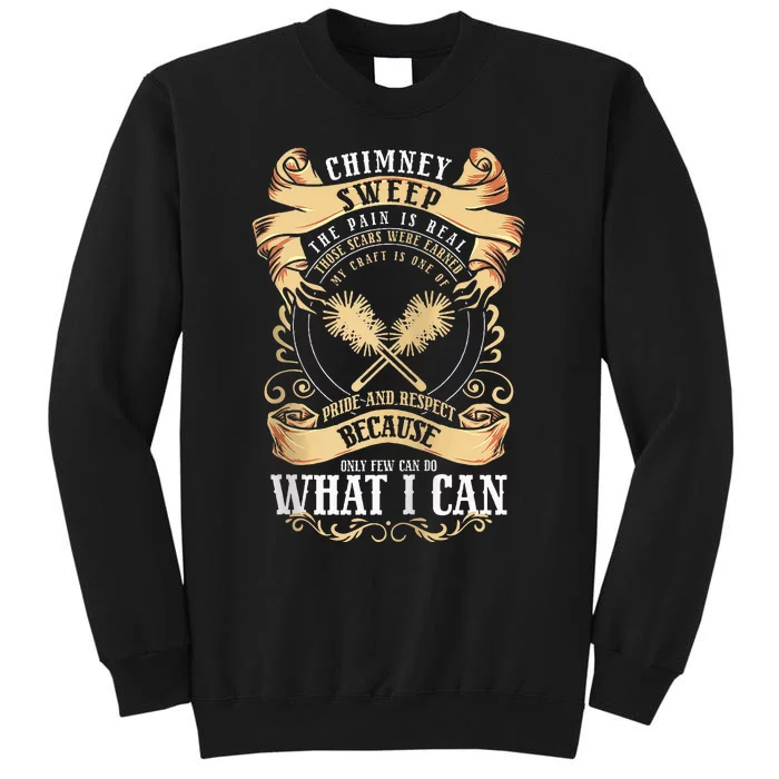 Chimney Cleaner Sweeper Professional Chimney Sweep Tall Sweatshirt