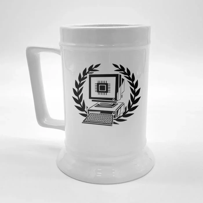 Coder Computer Software Engineer Gift Developer Programmer Funny Gift Front & Back Beer Stein