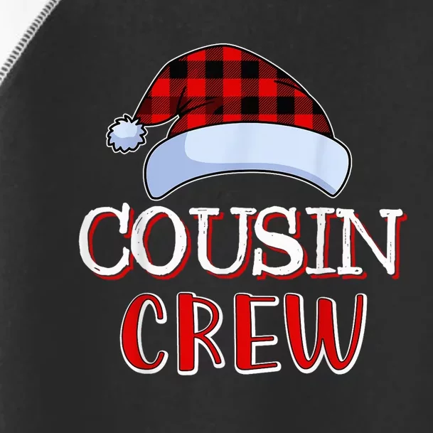 Cousin Crew Santa Family Matching Christmas Pajamas Toddler Fine Jersey T-Shirt