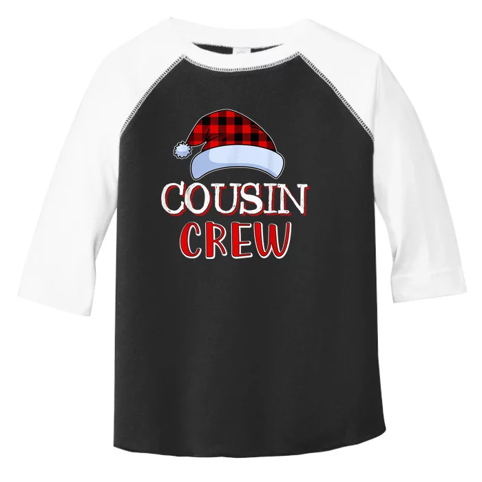 Cousin Crew Santa Family Matching Christmas Pajamas Toddler Fine Jersey T-Shirt