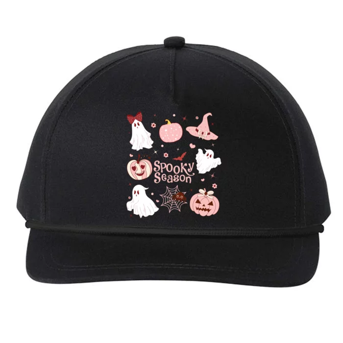 Cute Coquette Spooky Season Snapback Five-Panel Rope Hat