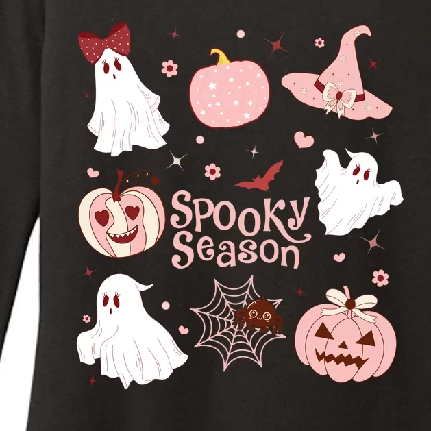 Cute Coquette Spooky Season Womens CVC Long Sleeve Shirt