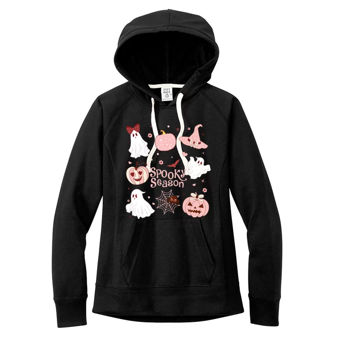 Cute Coquette Spooky Season Women's Fleece Hoodie