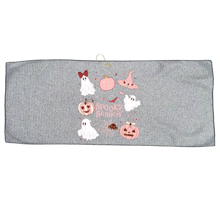 Cute Coquette Spooky Season Large Microfiber Waffle Golf Towel