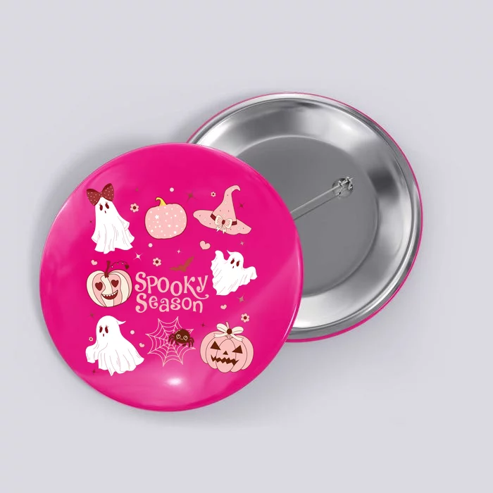 Cute Coquette Spooky Season Button