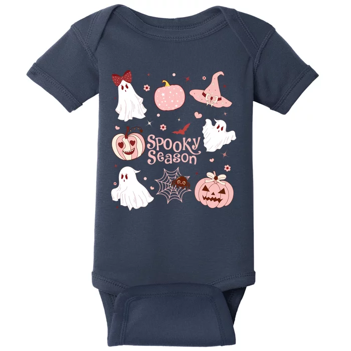 Cute Coquette Spooky Season Baby Bodysuit