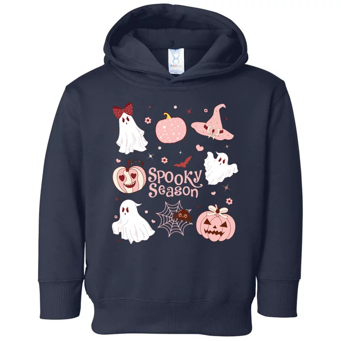 Cute Coquette Spooky Season Toddler Hoodie