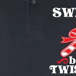 Candy Cane Sweet But Twisted Funny Christmas Softstyle Adult Sport Polo