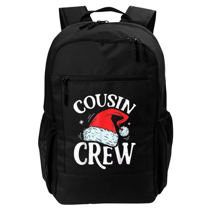 Cousin Crew Santa T shirt Christmas Family Matching Pajamas Daily Commute Backpack