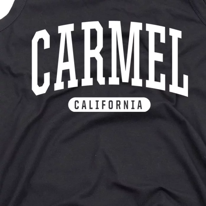 Carmel California Souvenirs & Gifts College Style Carmel California Souvenir Gif Tank Top