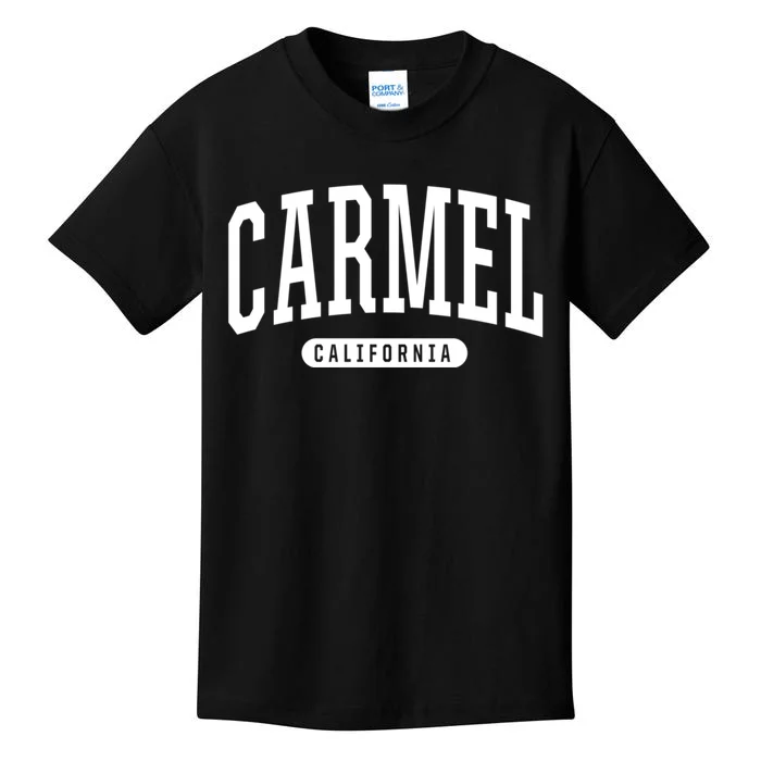 Carmel California Souvenirs & Gifts College Style Carmel California Souvenir Gif Kids T-Shirt