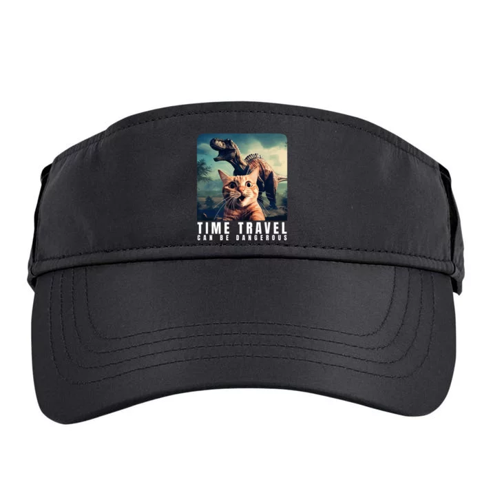 Crazy Cat Selfie Run Time Travel Can Be Dangerous Cat Love Adult Drive Performance Visor