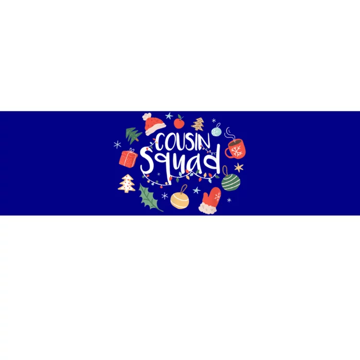 Christmas Cousin Squad Crew Matching Family Group Xmas Party Gift Bumper Sticker