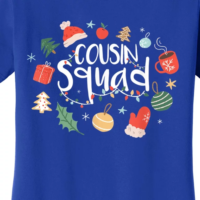 Christmas Cousin Squad Crew Matching Family Group Xmas Party Gift Women's T-Shirt