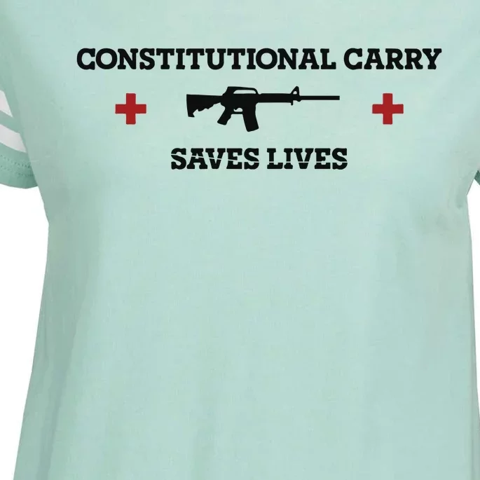 Constitutional Carry Saves Lives Enza Ladies Jersey Football T-Shirt