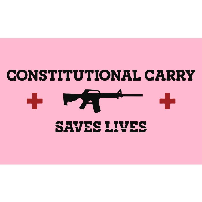 Constitutional Carry Saves Lives Bumper Sticker