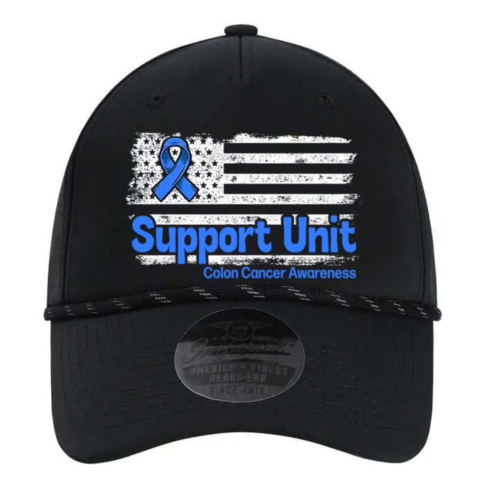 Colon Cancer Support Unit Flag Blue Colon Cancer Awareness Funny Gift Performance The Dyno Cap