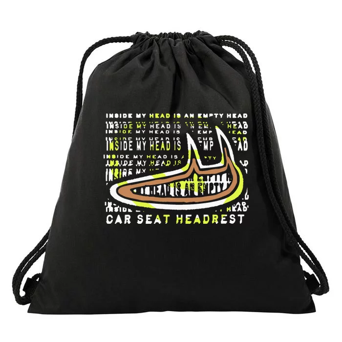 Carseatheadrest Car Seat Headrest Inside My Head Drawstring Bag