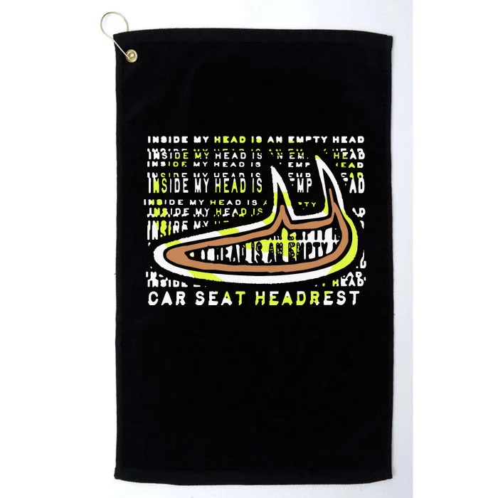 Carseatheadrest Car Seat Headrest Inside My Head Platinum Collection Golf Towel