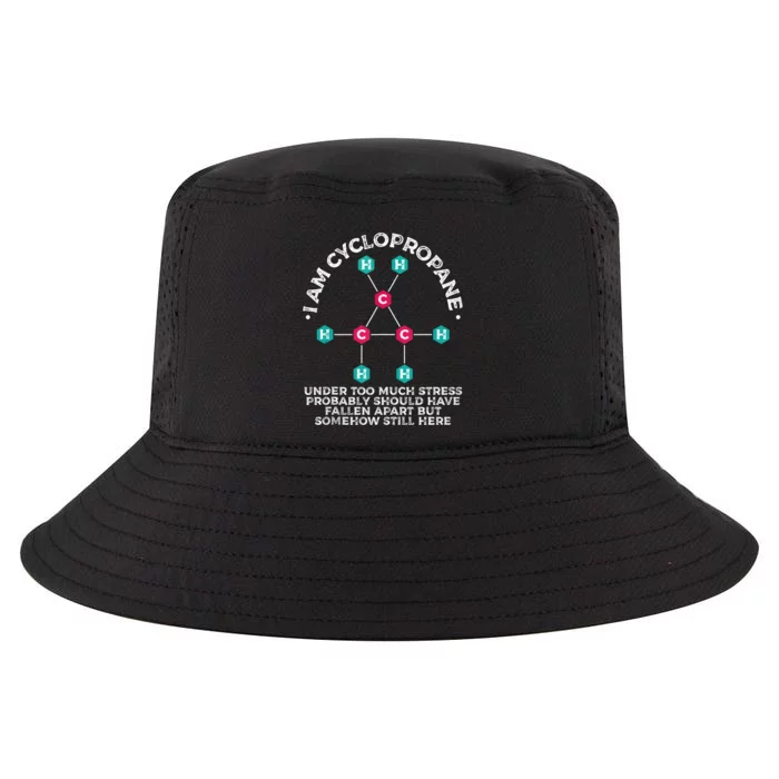 Chemistry Cyclopropane Science Nerd Geek Chemist Cool Comfort Performance Bucket Hat