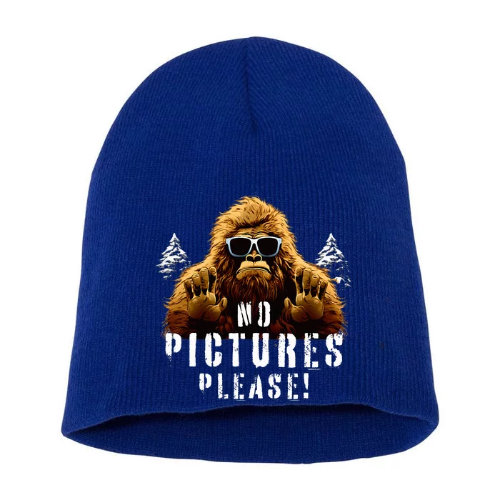 Cryptozoology Cryptid  Sasquatch Believe  Funny Bigfoot Short Acrylic Beanie