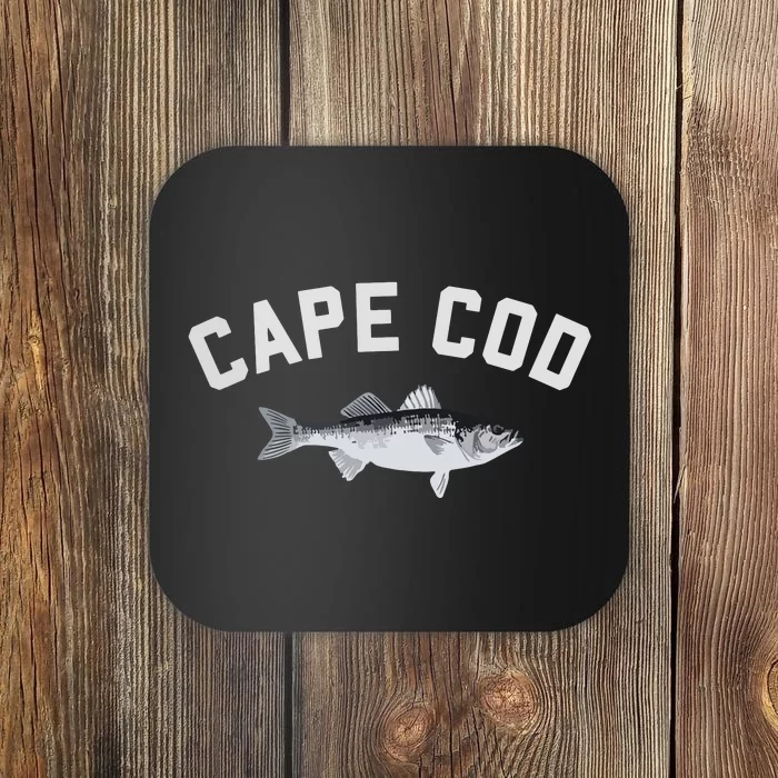 Cape Cod Striper Striped Bass Fun Fishing Coaster