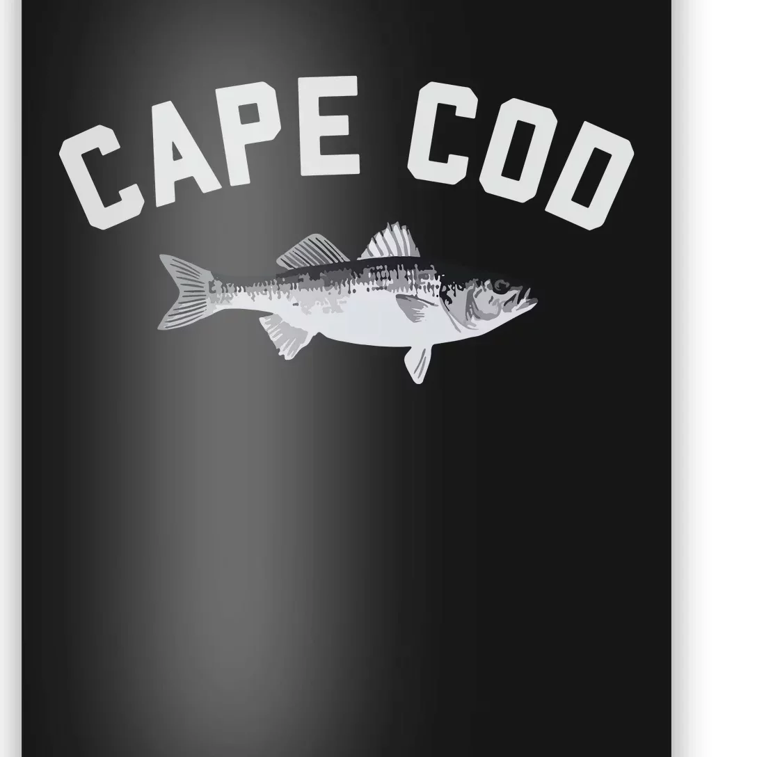 Cape Cod Striper Striped Bass Fun Fishing Poster