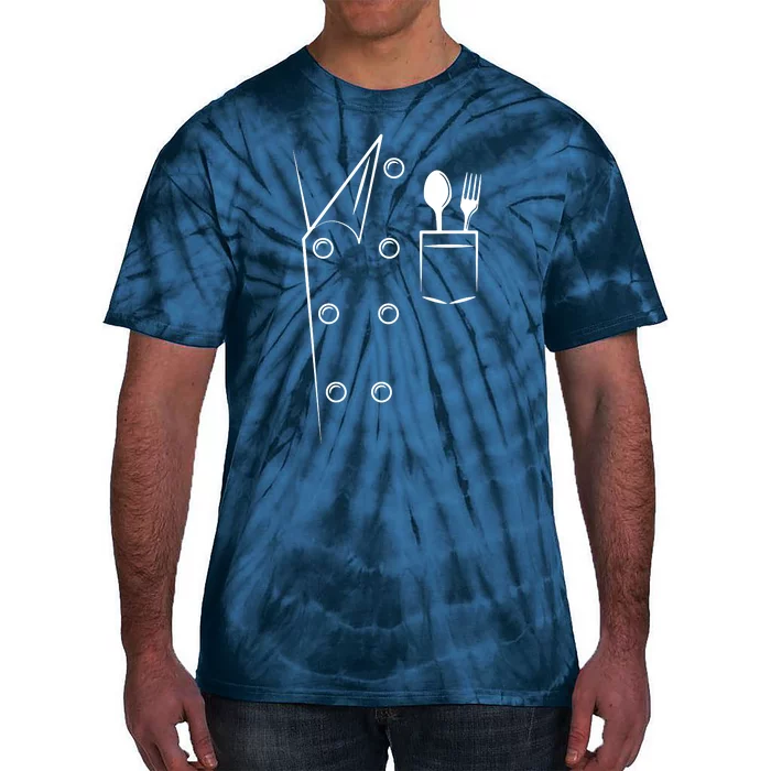 Chef Costume Spoon Fork Culinary Kitchen Chief Cook Cuisine Tie-Dye T-Shirt